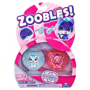 ZOOBLES - Трасформиращи се 2 топчета Животинчета 